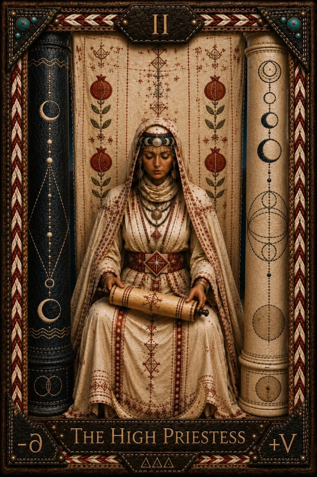 II Верховная Жрица — карта Луны, памяти и внутреннего ритма