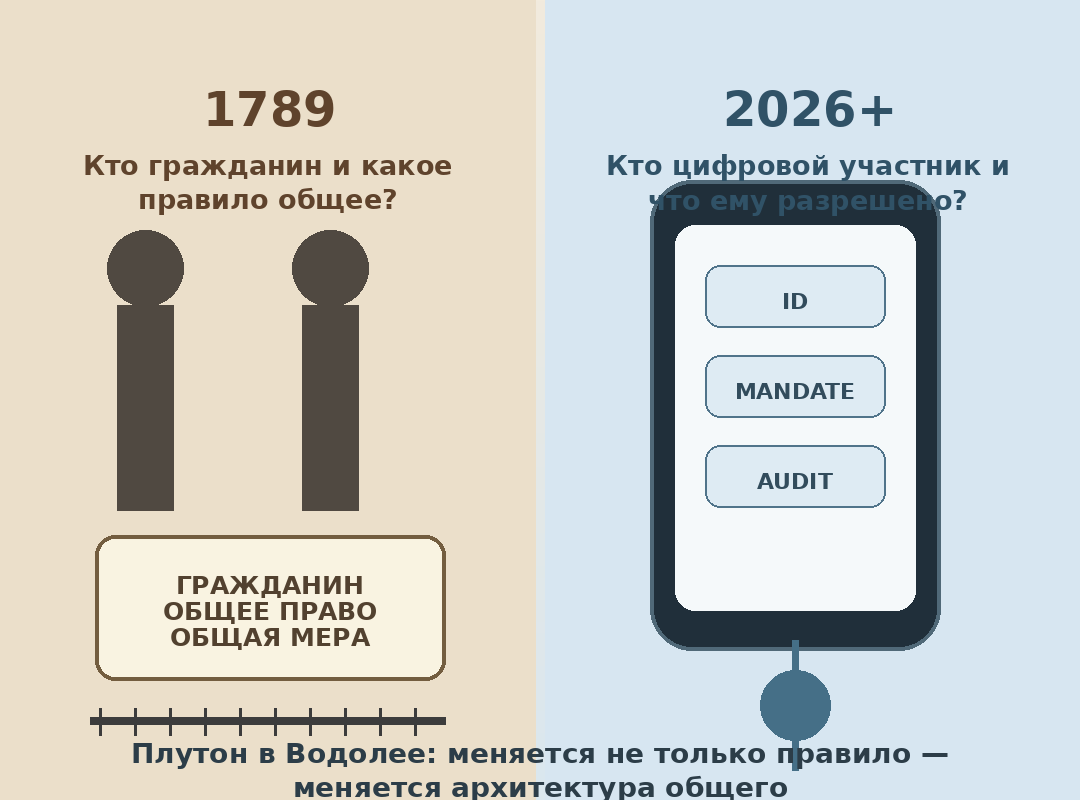 Кого признаёт общая система и по каким правилам он может действовать