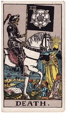 XIII. Смерть — Скорпион. Колода Райдера—Уэйта, 1909